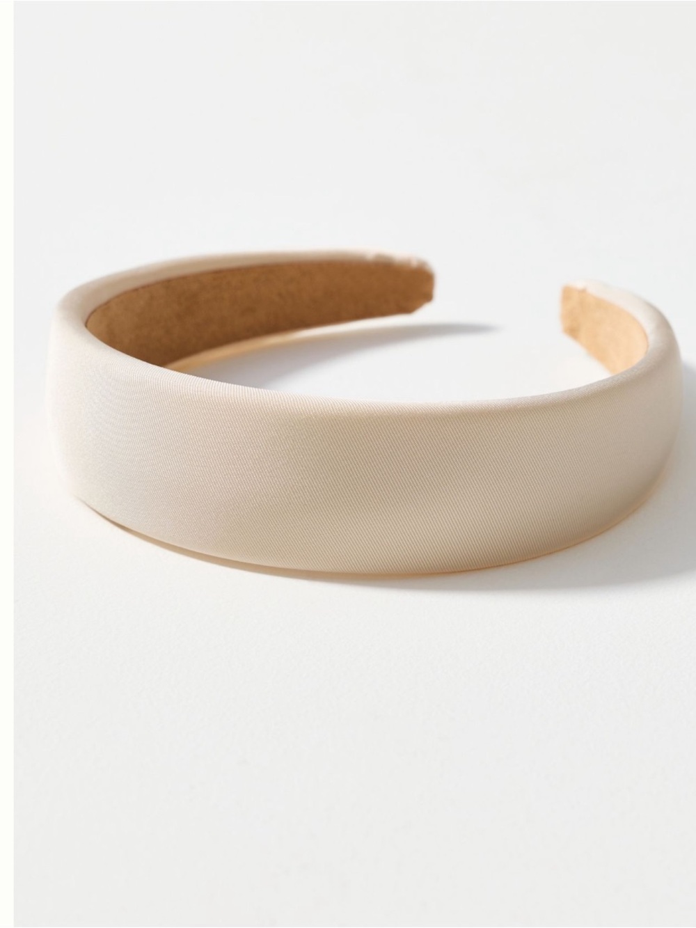 NWOT Anthropologie Puff Ribbed Satin Headband